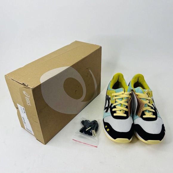 ASICS GEL-LYTE III OG 1201A482 100 White Black Men's Size 9‎ - Picture 1 of 10